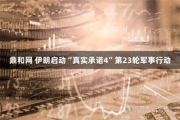 鼎和网 伊朗启动“真实承诺4”第23轮军事行动