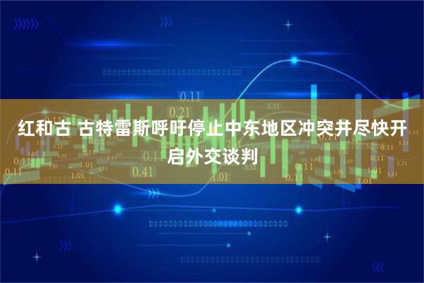 红和古 古特雷斯呼吁停止中东地区冲突并尽快开启外交谈判