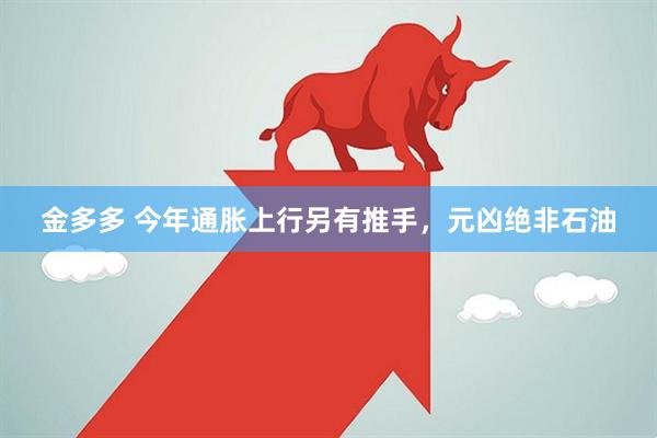 金多多 今年通胀上行另有推手，元凶绝非石油
