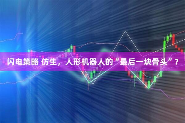 闪电策略 仿生，人形机器人的“最后一块骨头”？