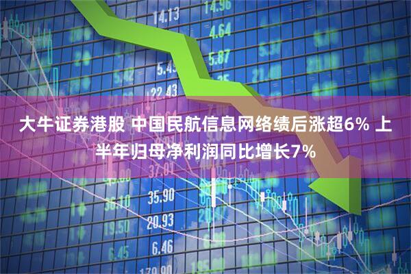 大牛证券港股 中国民航信息网络绩后涨超6% 上半年归母净利润同比增长7%