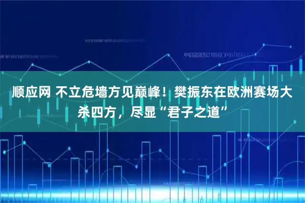 顺应网 不立危墙方见巅峰！樊振东在欧洲赛场大杀四方，尽显“君子之道”